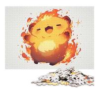 Puzzle da 1000 pezzi per adulti Criceto in fiamme It's Okay Puzzle per bambini Puzzle in legno Giocattoli per l'intrattenimento della famiglia 1000 pezzi (75x50 cm)