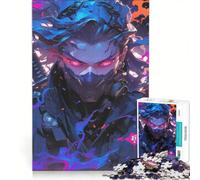 Puzzle da 1000 pezzi per adulti, Crimson Gaze Assassin, gioco pratico, migliora la memoria, compleanno e Natale 50x75cm
