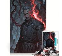 Puzzle da 1000 pezzi per adulti Crimson Oath The Cursed Mage, decorazione da parete, divertimento a casa, compleanno e Natale 38x26cm