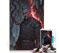 Puzzle da 1000 pezzi per adulti Crimson Oath The Cursed Mage, decorazione da parete, interazione genitore-figlio, regalo di Natale e compleanno 38x52cm