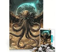 Puzzle da 1000 pezzi per adulti, Cthulhu, orrore cosmico, giocattolo fai da te, assemblaggio di modelli, collezione d'artista, belle arti 50x75cm