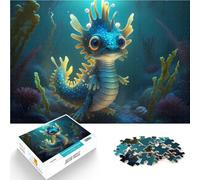 Puzzle da 1000 pezzi per adulti Cucciolo di drago acquatico Giocattolo educativo per l'apprendimento è ideale come regalo per tutta la famiglia 38x52cm