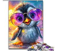 Puzzle da 1000 pezzi per adulti, cucciolo di pinguino, adatto dai 14 anni in su, gioco educativo intellettuale per compleanni e Natale (dimensioni 50x75cm)