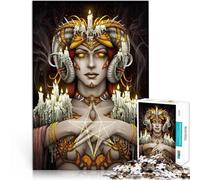 Puzzle da 1000 pezzi per adulti Custode del fuoco Fatto di cartone Adatto a partire dai 14 anni Difficile e impegnativo Decorazioni e regali unici per la casa misurare:26x38cm/10.24 x 14.96pollice