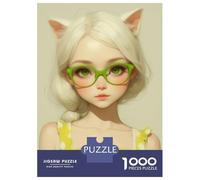 Puzzle Da 1000 Pezzi Per Adulti Cute Anime Cat Girl Puzzle Per Adolescenti Giocattoli Antistress Decorazione Per La Casa Regali Unici Per Compleanno E Natale 70x50cm/1000pcs