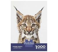Puzzle Da 1000 Pezzi Per Adulti Cute Baby Lynx Puzzle Per Adulti Giochi Rilassanti Sfida Difficile Per Compleanno, Natale 70x50cm/1000pcs