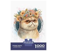 Puzzle Da 1000 Pezzi Per Adulti Cute Exotic Shorthair Cat Puzzle Per Adolescenti Gioco Per Famiglie Sfida Difficile Riduzione Dello Stress Regali 70x50cm/1000pcs