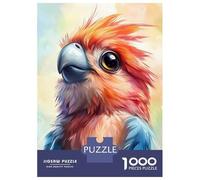Puzzle Da 1000 Pezzi Per Adulti Cute Watercolor Parrot Puzzle Per Adulti Gioco Pratico Difficile Difficile E Sfida 38x26cm/1000pcs