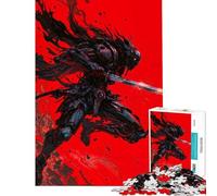 Puzzle da 1000 pezzi per adulti Cyberpunk Blood Samurai Warrior Divertimento a casa taglio di precisione gioco pratico adatto a partire dai 14 anni (50x75cm)
