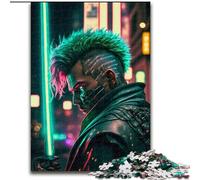 Puzzle da 1000 pezzi per adulti Cyborg in legno, regalo per uomini e donne, attività coinvolgente per serate di gioco in famiglia, per tutti i giorni e per occasioni speciali, 50x75cm