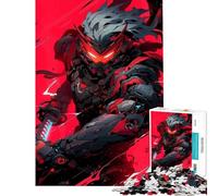 Puzzle da 1000 pezzi per adulti Cyborg Samurai sfida impegnativa da completare attività per famiglie gioco educativo per maggiori di 14 anni (38x52cm)