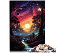 Puzzle da 1000 pezzi per adulti da luoghi lontani, giocattolo educativo per alleviare lo stress, un'opera d'arte per adolescenti dai 14 anni in su, 26 x 38 cm