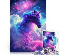 Puzzle da 1000 pezzi per adulti da sogno viola cavallo puzzle educativo gioco di famiglia, 26 x 38 cm, incoraggia l'amore tra le coppie