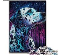 Puzzle da 1000 pezzi per adulti, dalmata, puzzle per adulti, 1000 pezzi, regalo fai da te, divertente, adatto per la casa, il soggiorno, l'ufficio, decorazione, dimensioni 38x26cm