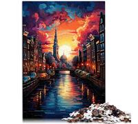 Puzzle da 1000 pezzi per adulti Dan Canal District giocattolo educativo antistress 50 x 75 cm tutta la famiglia