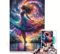Puzzle da 1000 pezzi per adulti Dance of Flow, gioco educativo, migliora la memoria, compleanno e Natale 50x75cm