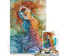 Puzzle da 1000 pezzi per adulti "Danza dell'Acquario", gioco interattivo, attività divertenti da fare a casa, ideale come regalo per tutta la famiglia 38x26cm