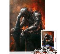 Puzzle da 1000 pezzi per adulti Dark Souls Knight Decorazione per la casa Giocattoli Regalo divertente Gioco pratico Decompressione intellettuale Dimensioni 38x52cm