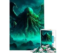 Puzzle da 1000 pezzi per adulti Dark Star Power sfida di intelligenza e creatività giocattolo avvincente giochi divertenti attività per famiglie regalo di Babbo Natale segreto (dimensioni 38x26cm)