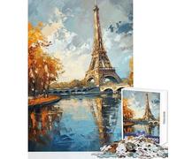 Puzzle da 1000 pezzi per adulti,Dawn Light on The Parisian,decorazione per la casa,giocattoli,regali di Babbo Natale segreto,gioco rompicapo,decompressione intellettuale,dimensioni 50x75cm
