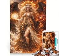 Puzzle da 1000 pezzi per adulti, Dea del Cielo e dell'Inferno, gioco rilassante, divertente e spiritoso, ideale come regalo 50x75cm