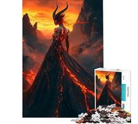 Puzzle da 1000 pezzi per adulti Dea di Lava Giocattolo antistress Decorazione per la casa Gioco educativo per tutta la famiglia (75x50cm)