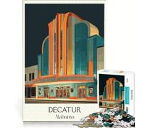 Puzzle da 1000 pezzi per adulti, Decatur, Alabama, gioco pratico, interazione genitore-figlio, ideale come regalo per tutta la famiglia 38x26cm