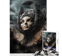Puzzle da 1000 pezzi per adulti decorazione da parete con la dea futuristica dell'universo ottimo regalo per giochi rilassanti giochi che migliorano l'amore tra coppie dimensioni 50x75cm