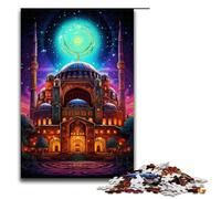 Puzzle da 1000 pezzi per adulti decorazione da parete della Basilica di Santa Sofia in Turchia compleanno e Natale 75x50 cm