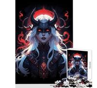 Puzzle da 1000 pezzi per adulti decorazione da parete giocattolo della strega di fuoco ottimo regalo per giochi di famiglia migliora l'amore tra coppie dimensioni 38x52cm