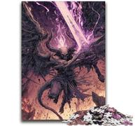Puzzle da 1000 pezzi per adulti Demon Staycation Kill Time con pezzi completamente interconnessi di forma casuale 50X75CM