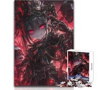 Puzzle da 1000 pezzi per adulti Demone Anime Teschio Donna Un'opera d'arte Regalo per compleanni per 14 anni e oltre (dimensioni 50x75cm)