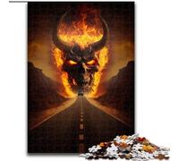 Puzzle da 1000 pezzi per adulti, Demoni dell'Inferno, in legno, regalo per uomini e donne, per occasioni quotidiane e speciali, 50x75cm, gioco interattivo per famiglie