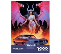 Puzzle Da 1000 Pezzi Per Adulti Demonic Lilith Puzzle Per Adulti Gioco Rompicapo Difficile Sfida Educativa Difficile 38x26cm/1000pcs