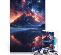 Puzzle da 1000 pezzi per adulti Deserto celeste per il giocattolo di sfida del gioco educativo con poster abbinato e foglio di quiz 75x50cm