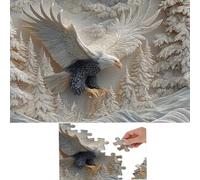 Puzzle da 1000 pezzi per adulti, design unico, animali safari, giochi educativi per la decorazione domestica, puzzle di uccelli ispirati al collage artistico per gli amanti della natura (1000 pezzi)