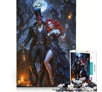 Puzzle da 1000 pezzi per adulti di Baron Samedi, gioco pratico, difficile e stimolante, adatto come decorazione da scrivania 50x75cm