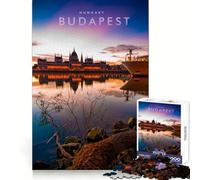 Puzzle da 1000 pezzi per adulti di Budapest, Ungheria, stimolante per la mente, ideale per il tempo libero e per incastri precisi Regalo di Natale di qualità (38x26cm)