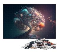 Puzzle da 1000 pezzi per adulti di Magic Tree Puzzle per adulti Puzzle di carta Gioco educativo 1000 pezzi (38x26 cm)