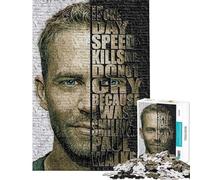 Puzzle da 1000 pezzi per adulti di Paul Walker Puzzle per adulti analisi e logica difficile e stimolante gioco educativo per tutta la famiglia 50x75cm