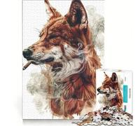 Puzzle da 1000 pezzi per adulti Dingo Cannabis Smoking Impossible Game Interazione genitore-figlio Lista dei desideri con Babbo Natale 38x26cm