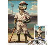 Puzzle da 1000 pezzi per adulti Dino Diamond Hero Giocattolo educativo Regalo di compleanno Giochi divertenti con poster abbinato e foglio di quiz Dimensioni 50x75cm