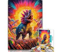 Puzzle da 1000 pezzi per adulti dinosauri antichi per adolescenti 1000 pezzi collezione di artisti di giochi intellettuali belle arti (50x75cm)