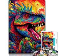 Puzzle da 1000 pezzi per adulti dinosauri antichi puzzle per adolescenti gioco a quiz decorazione da parete regali unici per compleanno e Natale 75x50cm