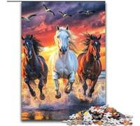 Puzzle da 1000 pezzi per adulti, dinosauri, antistress, sfide difficili, regali di Babbo Natale segreto per bambini dai 14 anni in su (dimensioni 26x38cm)