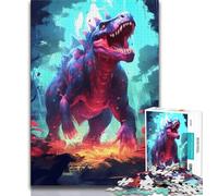 Puzzle da 1000 pezzi per adulti, dinosauri dell'era giurassica, 1000 pezzi per adolescenti, ideali come regali per tutta la famiglia dai 14 anni in su (dimensioni 75x50cm)