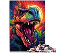 Puzzle da 1000 pezzi per adulti dinosauri puzzle decorazione da parete antistress vacanza a casa tempo ucciso 26 x 38 cm