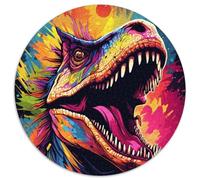 Puzzle da 1000 pezzi per adulti Dinosauro arrabbiato Puzzle impossibile per adulti Perfetto per adolescenti e collezionisti, ideale come decorazione per la casa e regalo da viaggio 67,5x67,5 cm