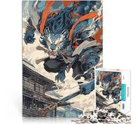 Puzzle da 1000 pezzi per adulti Dio Leone del Vento per il giocattolo di sfida del gioco educativo Adatto per la decorazione del desktop 75x50cm