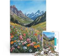 Puzzle da 1000 pezzi per adulti Dipingere il paesaggio Fatto di carta，Adatto a partire dai 14 anni Difficile e impegnativo Gioco educativo per compleanno e Natale。misurare：38x52cm